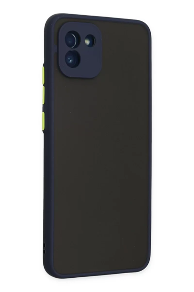 Samsung Galaxy A03 Kılıf Montreal Silikon Kapak - Lacivert
