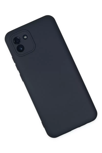 Samsung Galaxy A03 Kılıf Nano içi Kadife Silikon - Lacivert