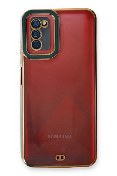 Samsung Galaxy A03S Kılıf Liva Lens Silikon - Yeşil