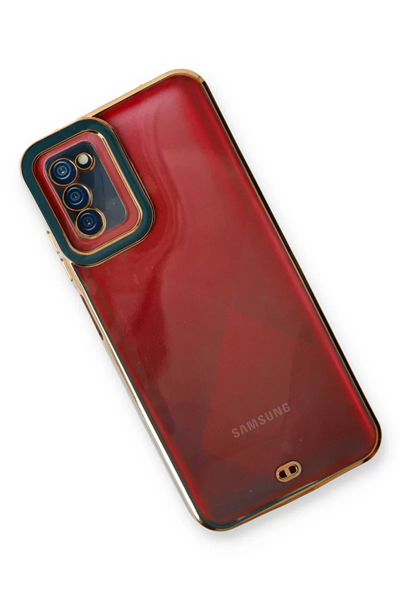 Samsung Galaxy A03S Kılıf Liva Lens Silikon - Yeşil