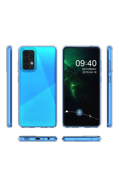 Samsung Galaxy A03S Kılıf Lüx Şeffaf Silikon