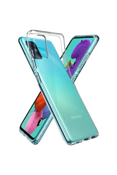 Samsung Galaxy A03S Kılıf Lüx Şeffaf Silikon