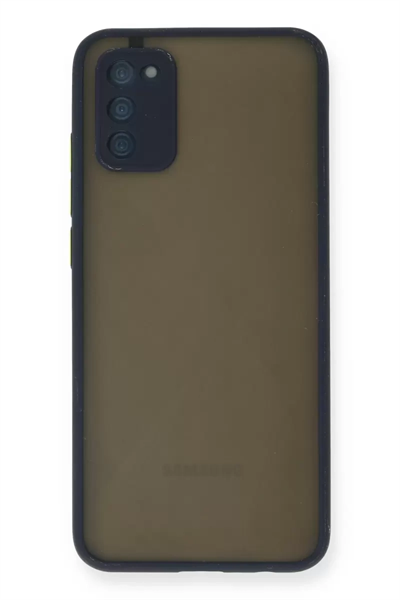 Samsung Galaxy A03S Kılıf Montreal Silikon Kapak - Lacivert