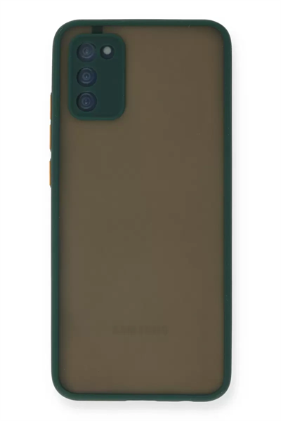 Samsung Galaxy A03S Kılıf Montreal Silikon Kapak - Yeşil