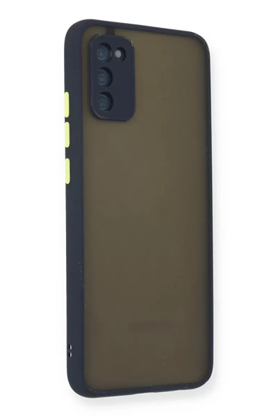 Samsung Galaxy A03S Kılıf Montreal Silikon Kapak - Lacivert