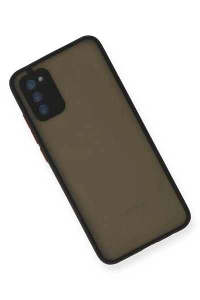 Samsung Galaxy A03S Kılıf Montreal Silikon Kapak - Siyah