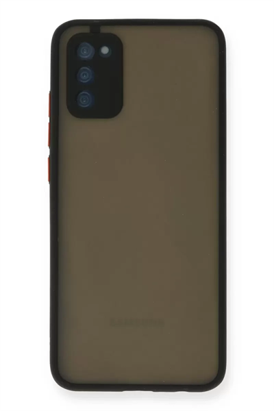 Samsung Galaxy A03S Kılıf Montreal Silikon Kapak - Siyah