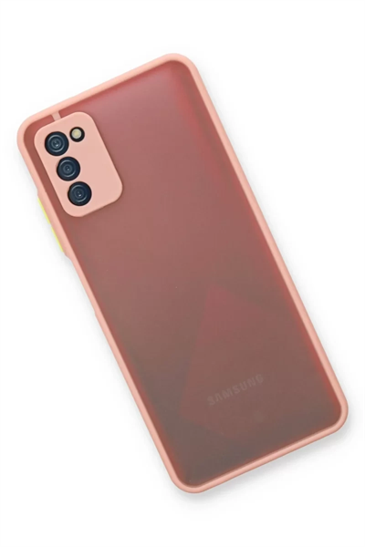 Samsung Galaxy A03S Kılıf Montreal Silikon Kapak - Pembe