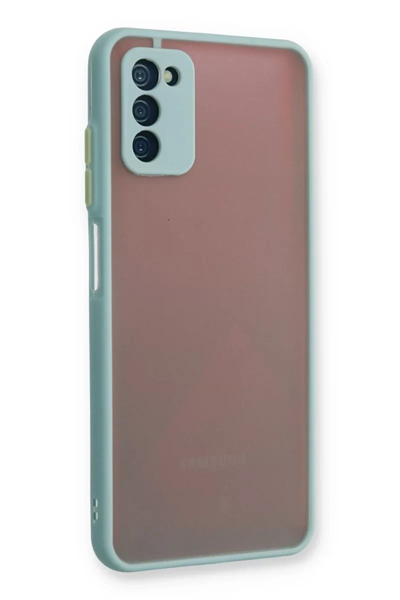 Samsung Galaxy A03S Kılıf Montreal Silikon Kapak - Turkuaz