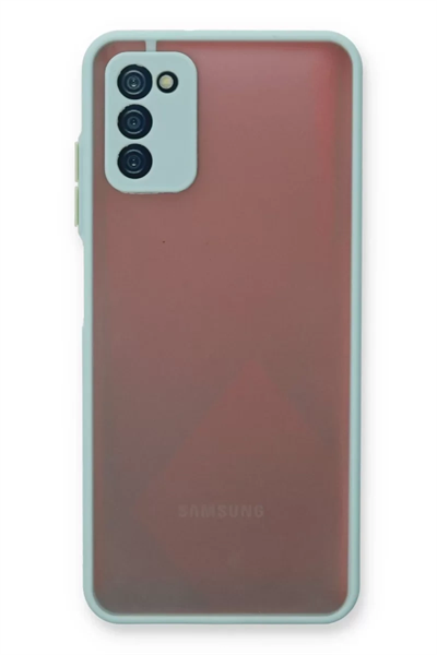 Samsung Galaxy A03S Kılıf Montreal Silikon Kapak - Turkuaz