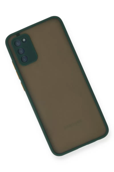 Samsung Galaxy A03S Kılıf Montreal Silikon Kapak - Yeşil