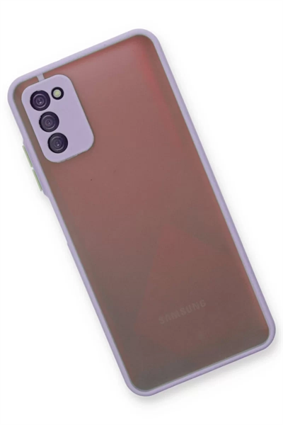 Samsung Galaxy A03S Kılıf Montreal Silikon Kapak - Mor