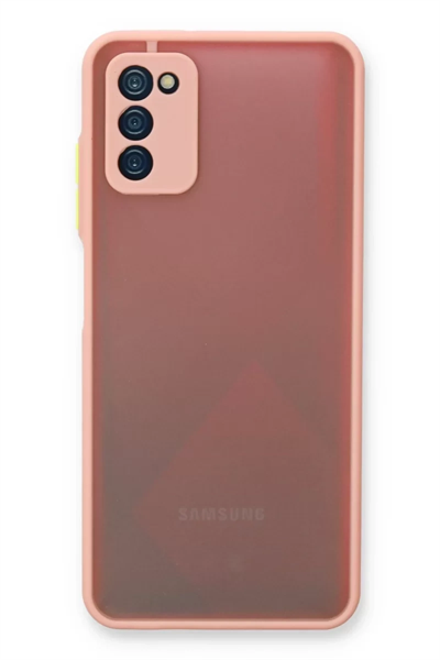Samsung Galaxy A03S Kılıf Montreal Silikon Kapak - Pembe