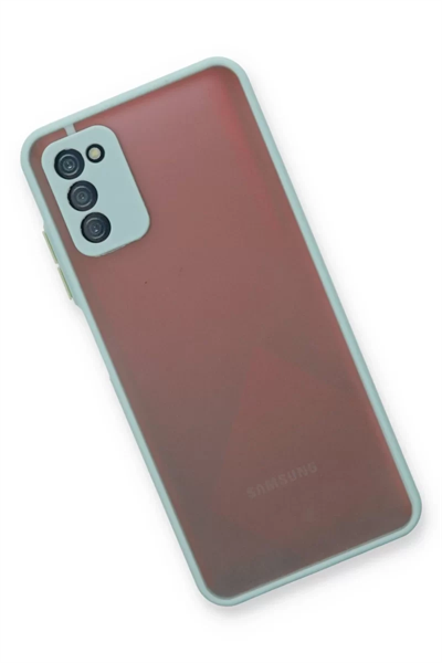Samsung Galaxy A03S Kılıf Montreal Silikon Kapak - Turkuaz