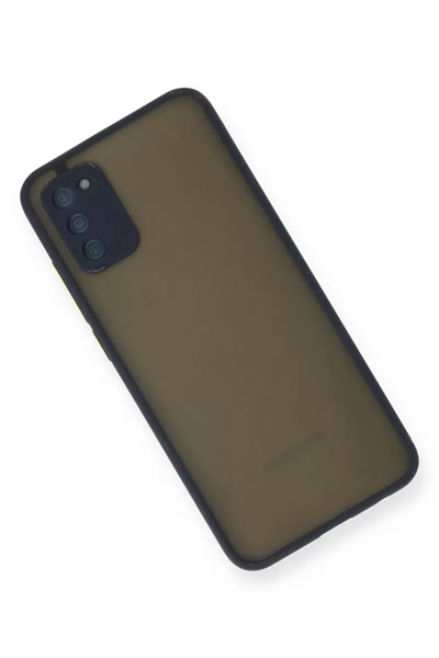 Samsung Galaxy A03S Kılıf Montreal Silikon Kapak - Lacivert