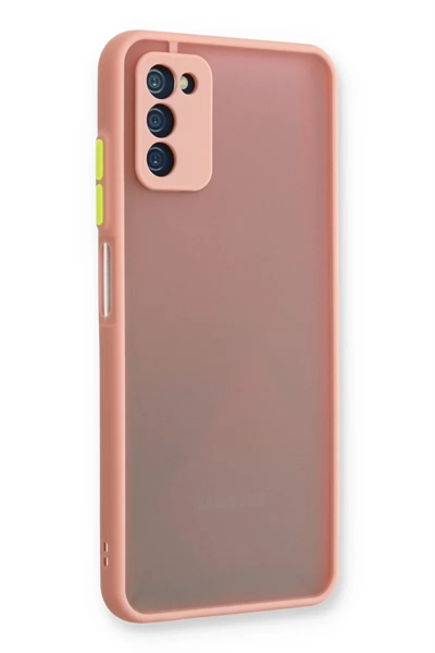 Samsung Galaxy A03S Kılıf Montreal Silikon Kapak - Pembe