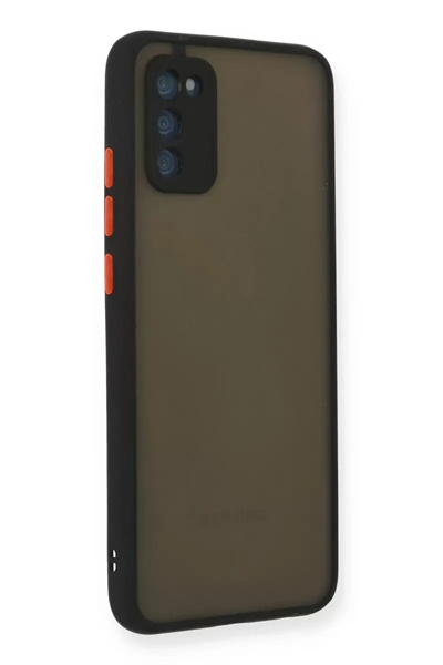 Samsung Galaxy A03S Kılıf Montreal Silikon Kapak - Siyah