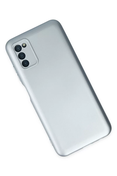 Samsung Galaxy A03S Kılıf Nano içi Kadife Silikon - Sky Blue