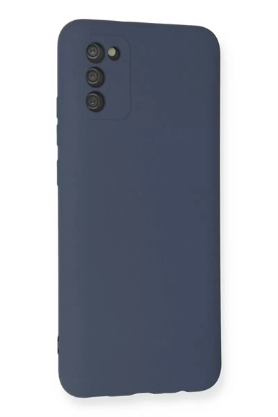Samsung Galaxy A03S Kılıf Nano içi Kadife Silikon - Gri