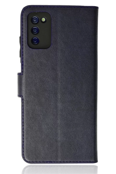 Samsung Galaxy A03S Kılıf Trend S Plus Kapaklı Kılıf - Lacivert