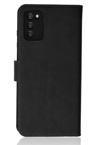 Samsung Galaxy A03S Kılıf Trend S Plus Kapaklı Kılıf - Siyah