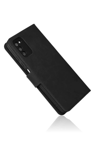 Samsung Galaxy A03S Kılıf Trend S Plus Kapaklı Kılıf - Siyah