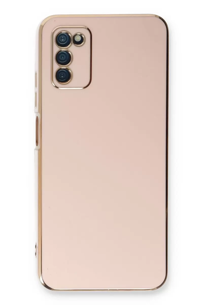 Samsung Galaxy A03S Kılıf Volet Silikon - Pembe