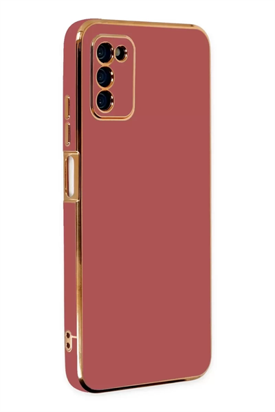 Samsung Galaxy A03S Kılıf Volet Silikon - Kırmızı