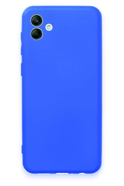Samsung Galaxy A04 Kılıf First Silikon - Mavi