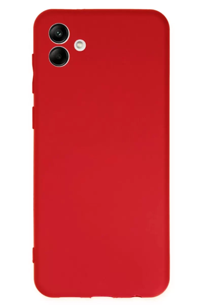 Samsung Galaxy A04 Kılıf First Silikon - Kırmızı