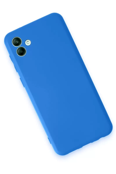 Samsung Galaxy A04 Kılıf First Silikon - Mavi