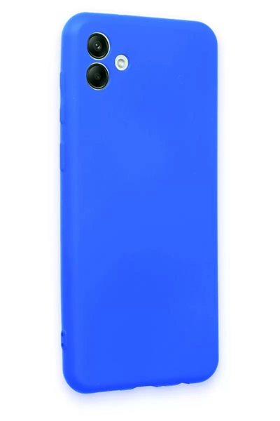 Samsung Galaxy A04 Kılıf First Silikon - Mavi