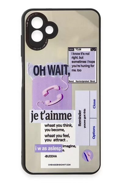 Samsung Galaxy A04 Kılıf Mirror Desenli Kapak - Mirror - 4