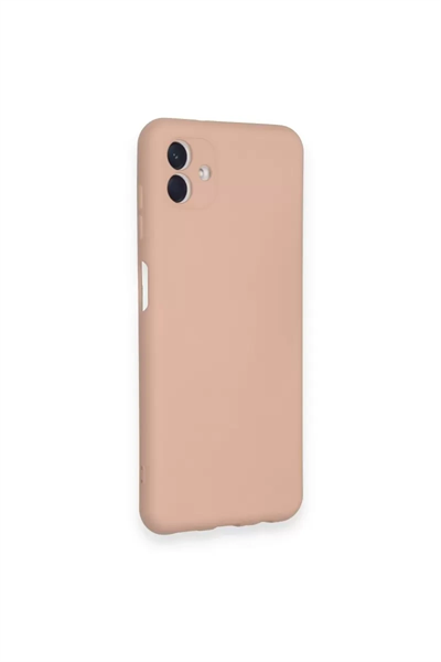 Samsung Galaxy A04 Kılıf Nano içi Kadife Silikon - Pudra