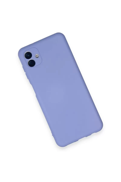 Samsung Galaxy A04 Kılıf Nano içi Kadife Silikon - Lila