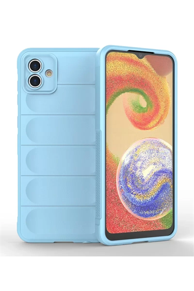 Samsung Galaxy A04 Kılıf Optimum Silikon - Sky Blue