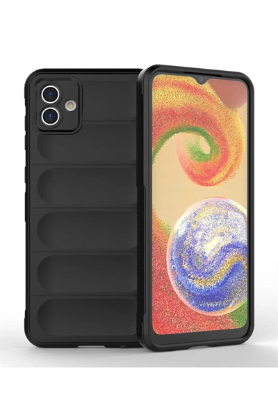 Samsung Galaxy A04 Kılıf Optimum Silikon - Siyah