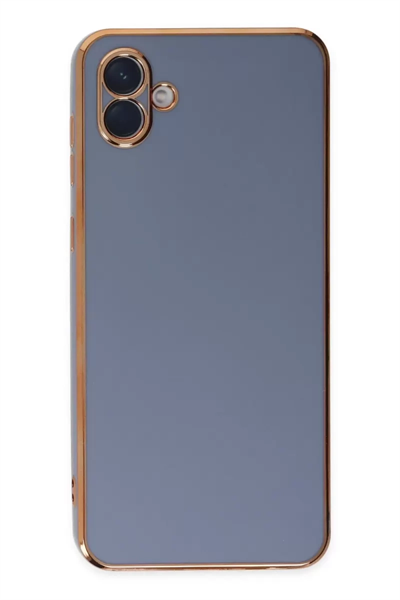 Samsung Galaxy A04 Kılıf Volet Silikon - Mavi