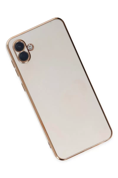 Samsung Galaxy A04 Kılıf Volet Silikon - Beyaz