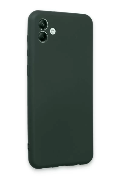 Samsung Galaxy A04E Kılıf First Silikon - Koyu Yeşil