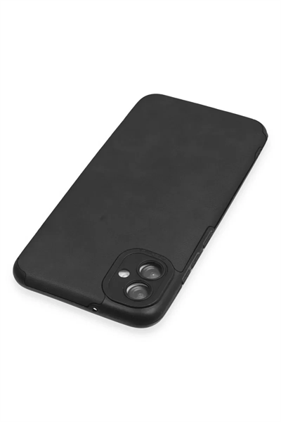 Samsung Galaxy A04E Kılıf Loop Deri Silikon - Siyah