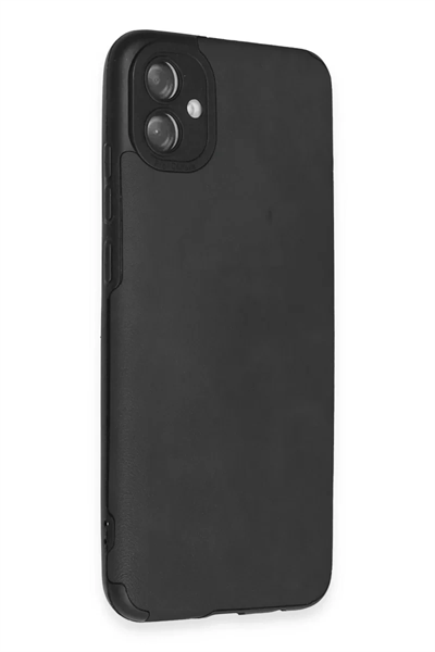 Samsung Galaxy A04E Kılıf Loop Deri Silikon - Siyah