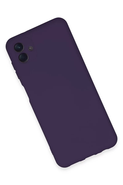 Samsung Galaxy A04E Kılıf Nano içi Kadife Silikon - Mor