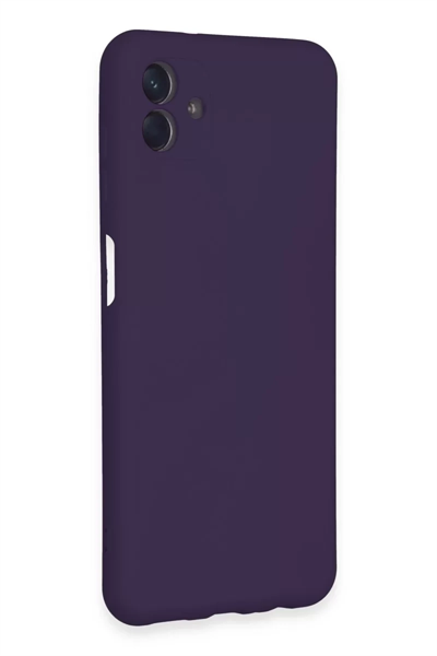 Samsung Galaxy A04E Kılıf Nano içi Kadife Silikon - Mor