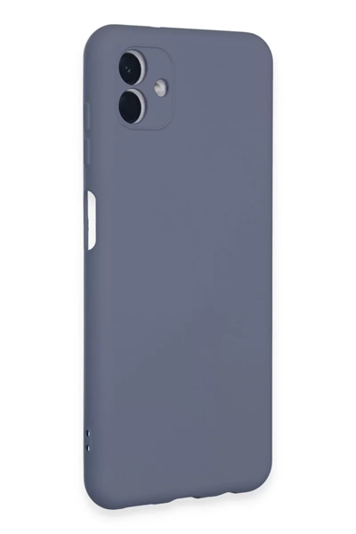 Samsung Galaxy A04E Kılıf Nano içi Kadife Silikon - Gri