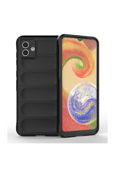 Samsung Galaxy A04E Kılıf Optimum Silikon - Siyah