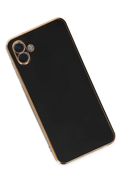 Samsung Galaxy A04E Kılıf Volet Silikon - Siyah