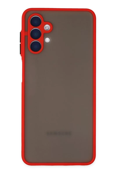 Samsung Galaxy A04S Kılıf Montreal Silikon Kapak - Kırmızı