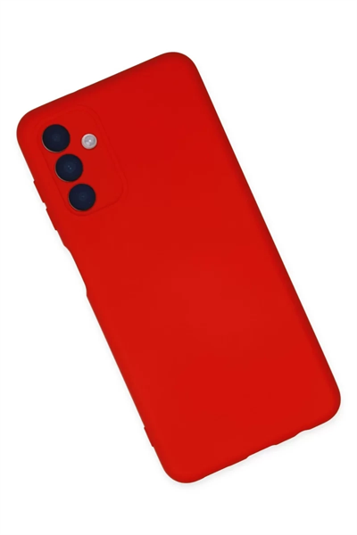 Samsung Galaxy A04S Kılıf Nano içi Kadife Silikon - Kırmızı