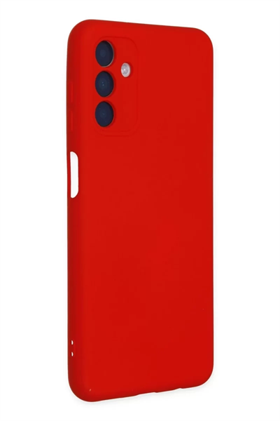 Samsung Galaxy A04S Kılıf Nano içi Kadife Silikon - Kırmızı